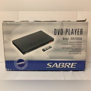 SABRE DVD Player - Model DVH200BKA - Brand New In Box & Plastic
